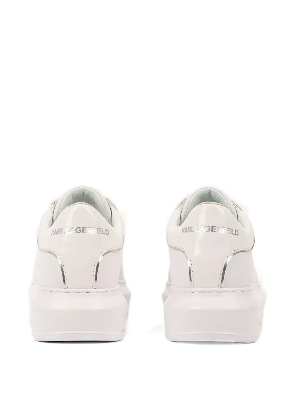 Karl Lagerfeld Rhinestone-embellished Low-top Sneakers In White