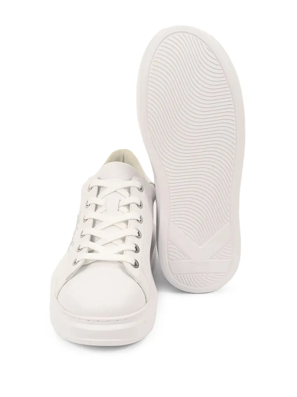 Karl Lagerfeld rhinestone-embellished low-top sneakers White