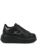 Karl Lagerfeld logo-embellishment sneakers - Black