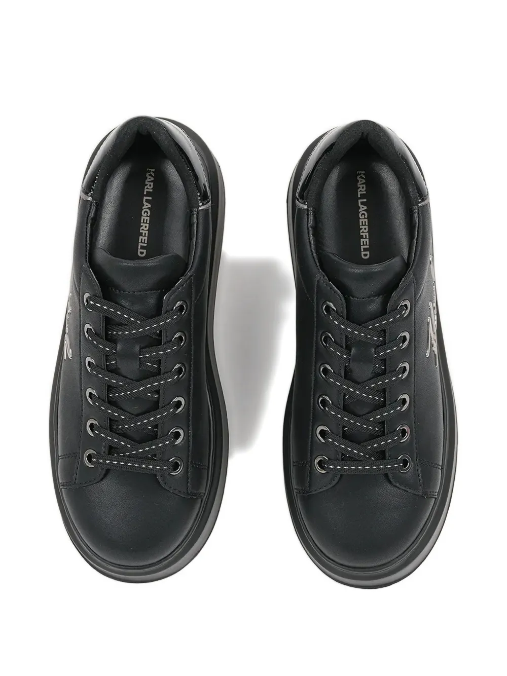 Karl Lagerfeld logo-embellishment sneakers Black
