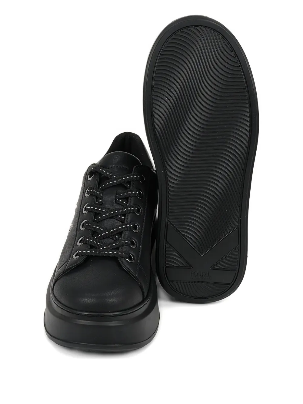 Karl Lagerfeld logo-embellishment sneakers Black