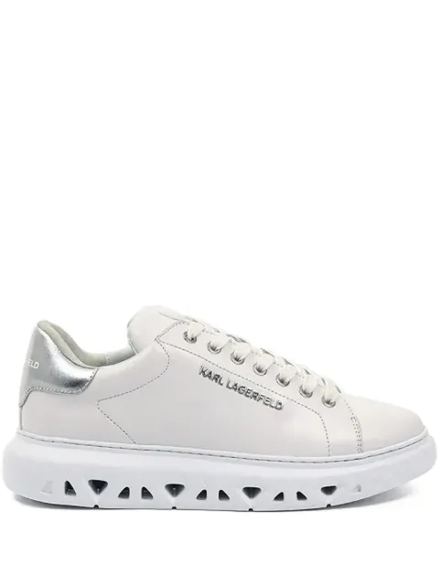 Karl Lagerfeld metallic-heel sneakers