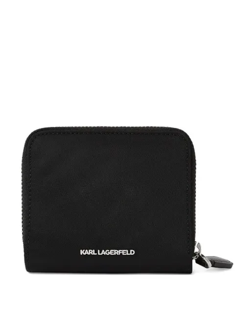 Karl Lagerfeld cartera con cierre en el contorno