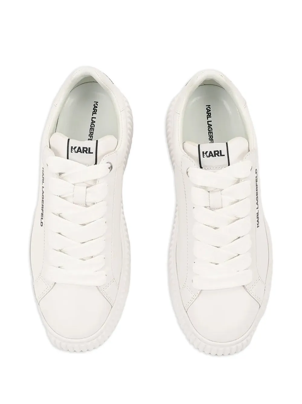 Karl Lagerfeld Sneakers met logo Wit
