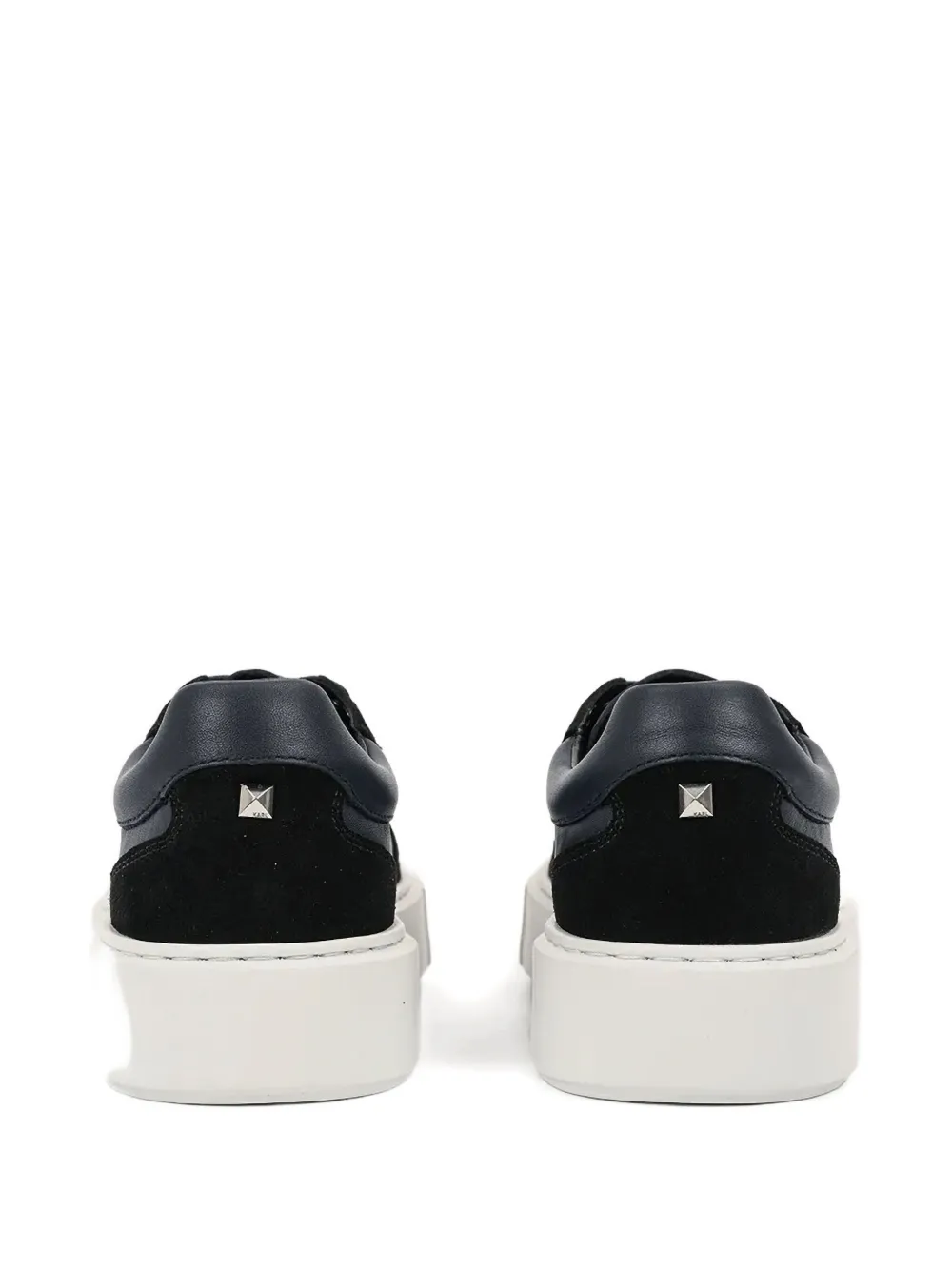 Karl Lagerfeld logo-print leather sneakers Black