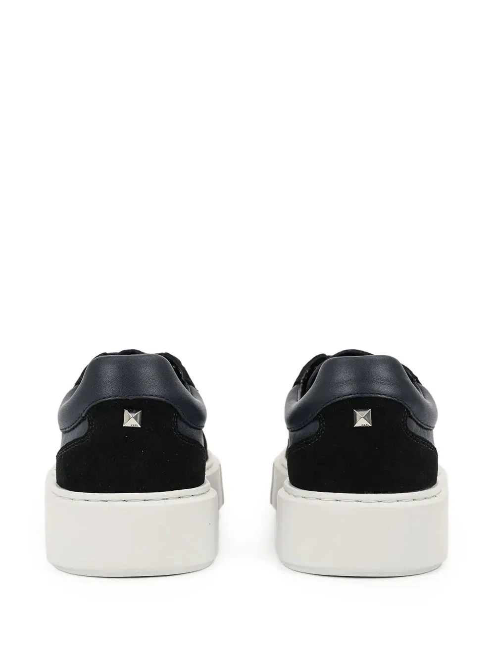 Karl Lagerfeld logo-print leather sneakers Black