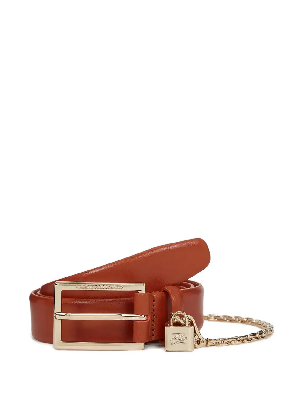 Karl Lagerfeld Cintura con lucchetto - Rosso