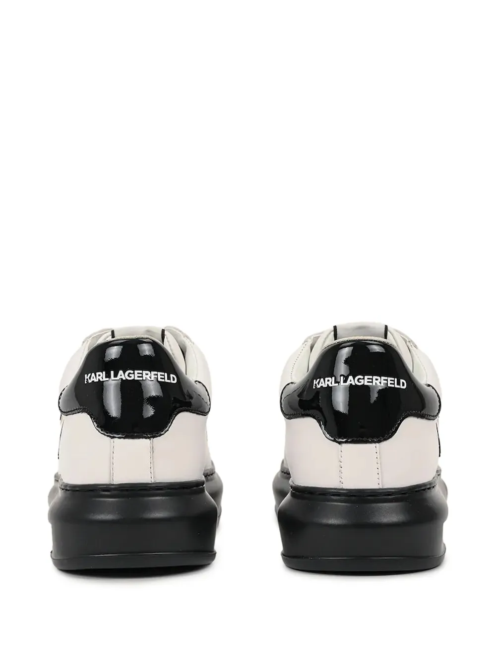 Karl Lagerfeld logo platform sneakers White