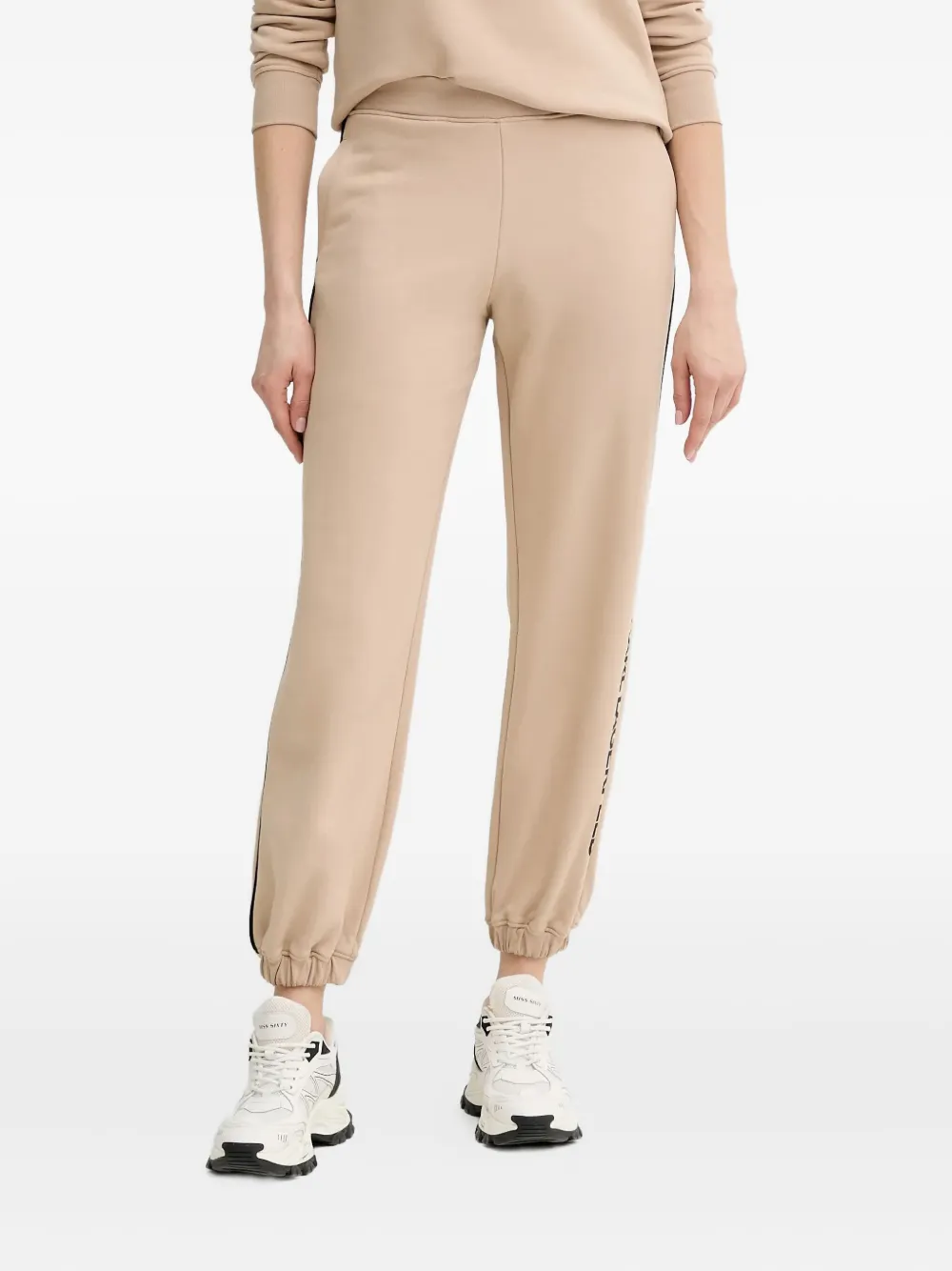 Karl Lagerfeld logo-detail trackpants Beige