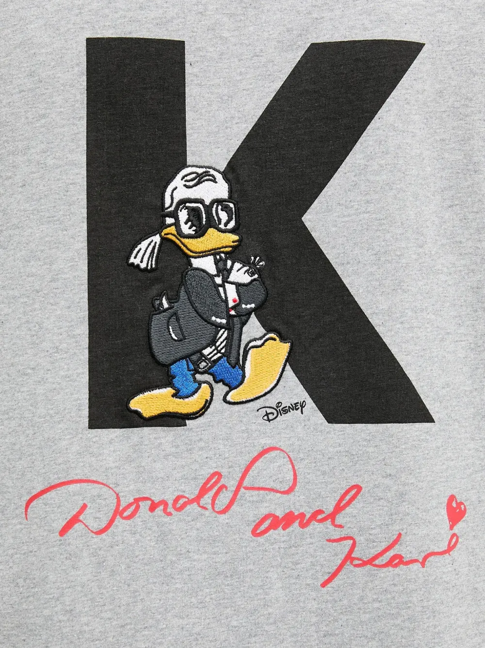 Karl Lagerfeld x Disney Donald Duck T-shirt Grijs
