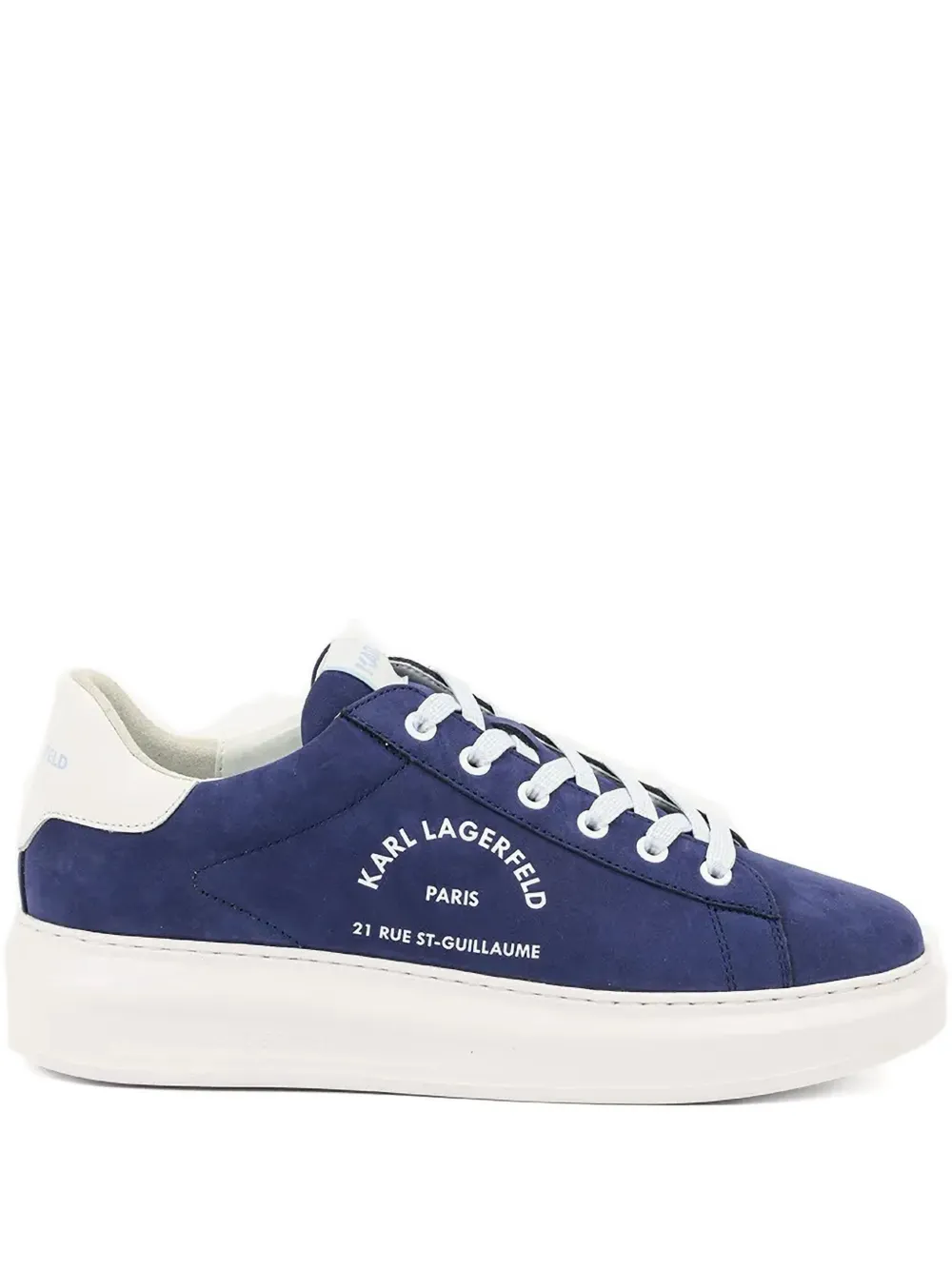 Karl Lagerfeld logo-print sneakers Blue