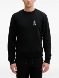 Karl Lagerfeld x Disney Donald Duck embroidered K logo sweatshirt - Black