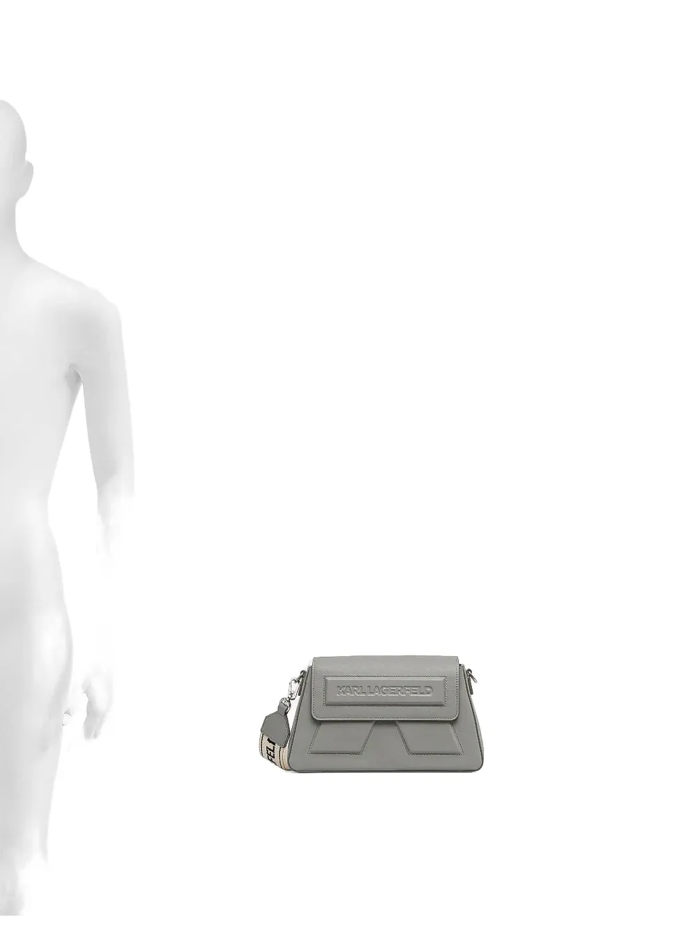 Karl Lagerfeld Ikon K crossbodytas Grijs