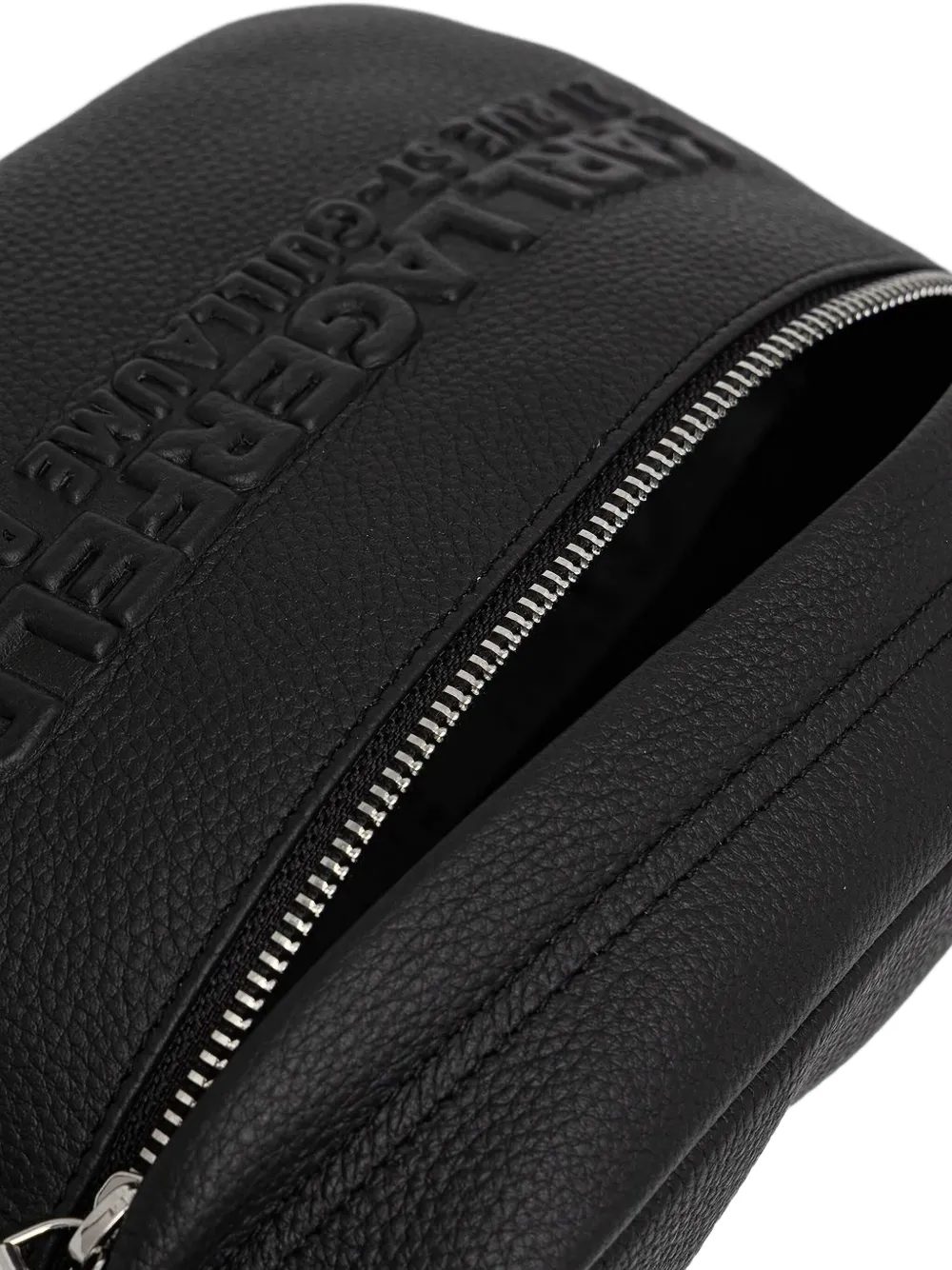 Karl Lagerfeld Heuptas met logo-reliëf Zwart