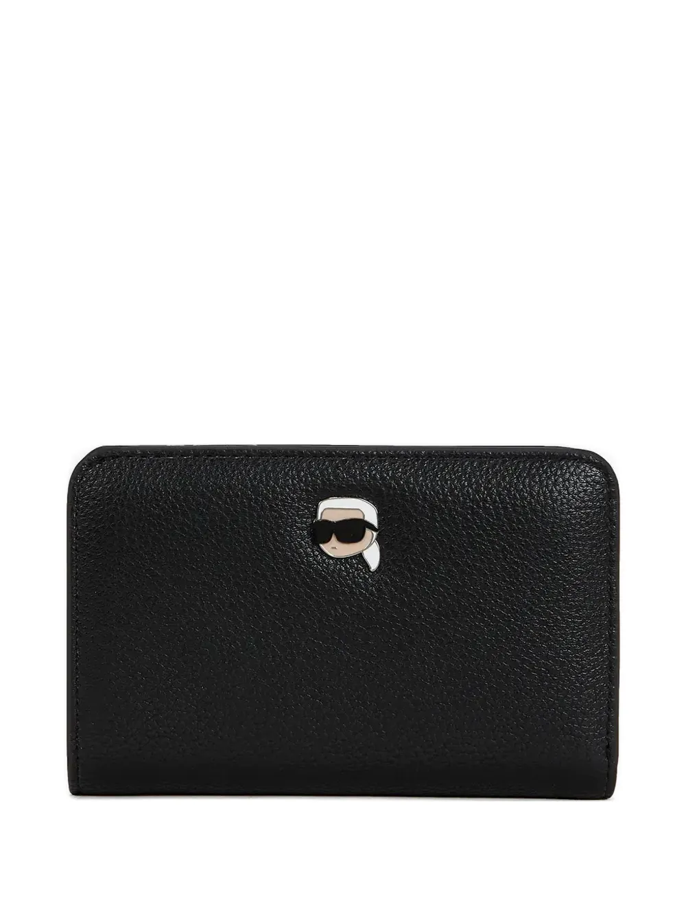 Karl Lagerfeld Ikonik Karl grained wallet - Nero