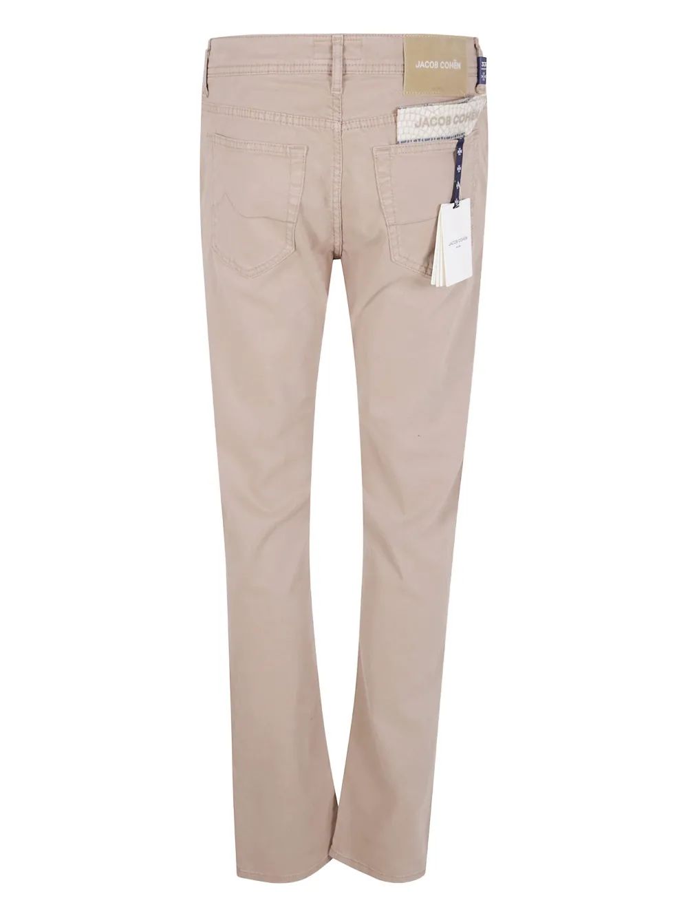 Jacob Cohën embroidered-pocket trousers - Bruin