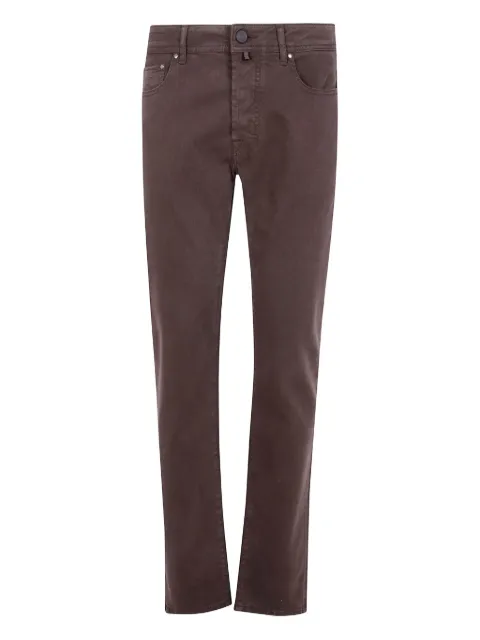 Jacob Cohën logo-plaque trousers