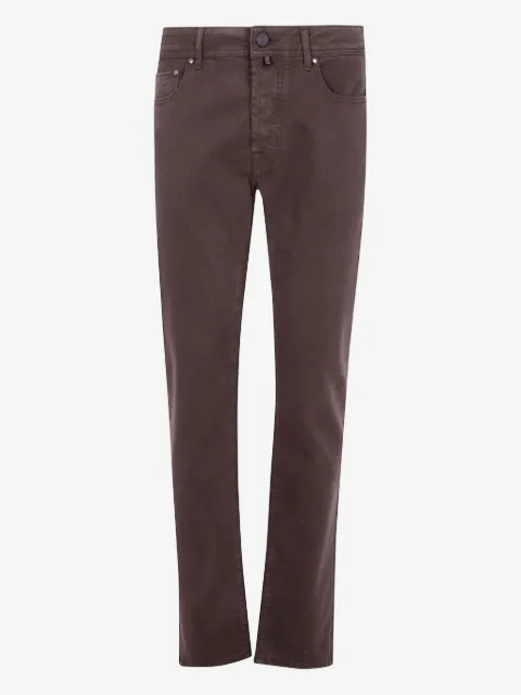 Jacob Cohën logo-plaque trousers