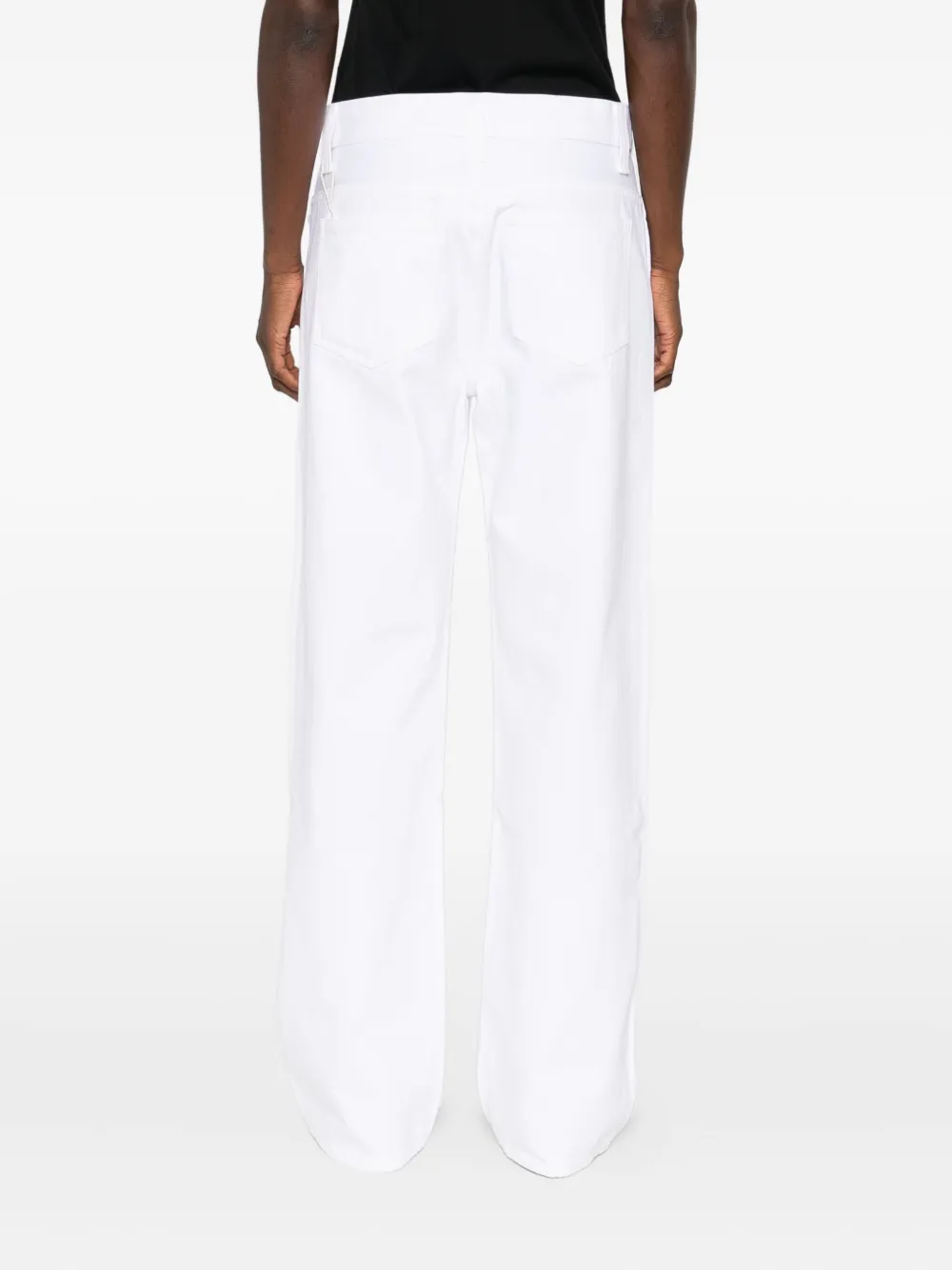 KHAITE Jeans met knopen Wit