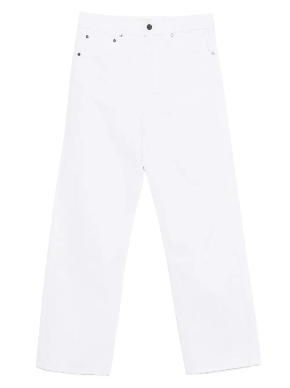 KHAITE Jeans met knopen Wit
