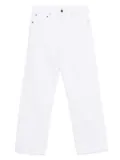 KHAITE button-fly jeans - White