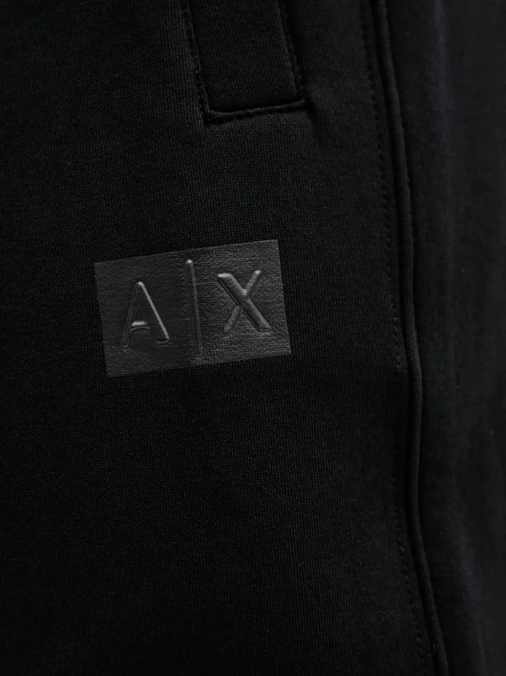 Armani Exchange Trainingsbroek met logo-detail Zwart