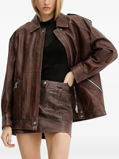 Armani Exchange playera tejida de canalé