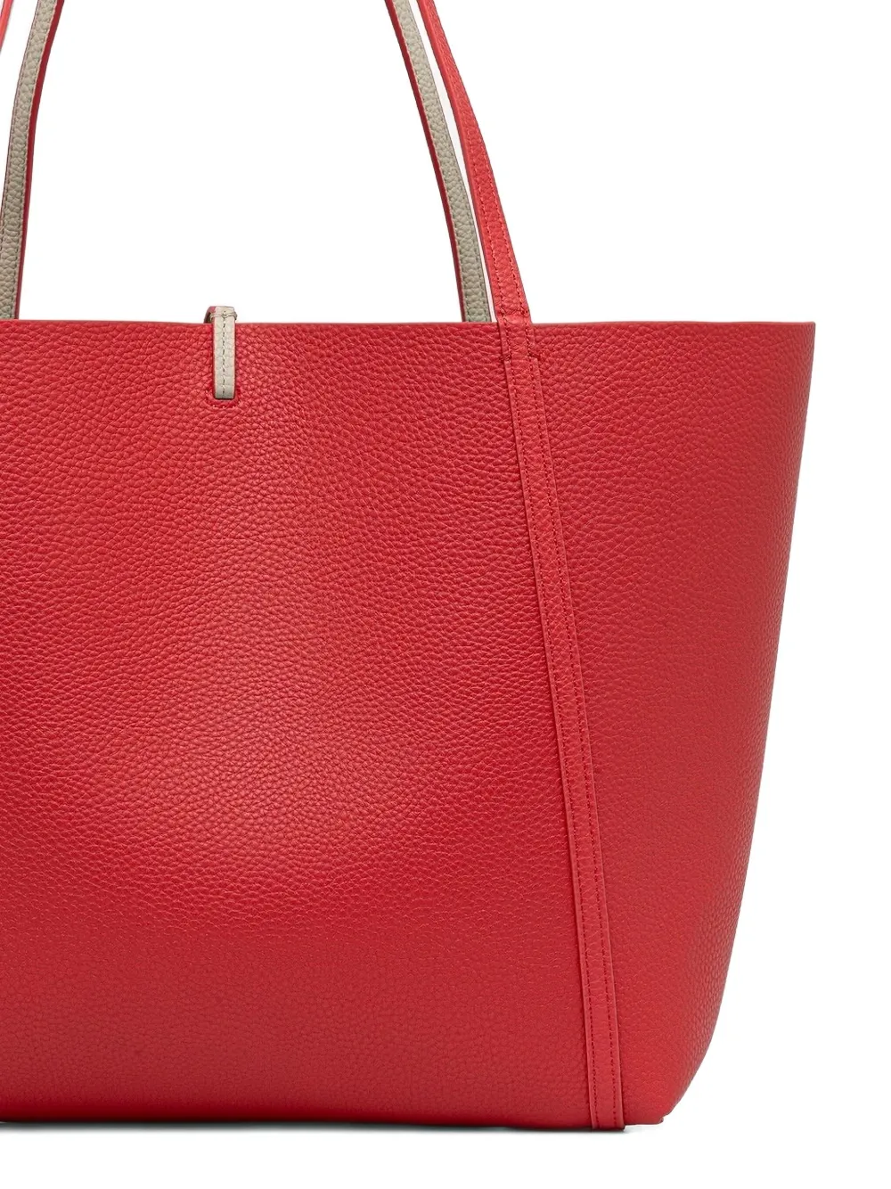 Armani Exchange Shopper met contrasterende afwerking Beige
