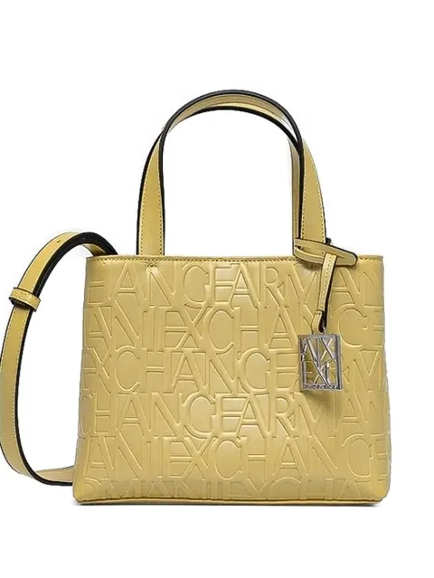 Armani Exchange logo-plaque satchel