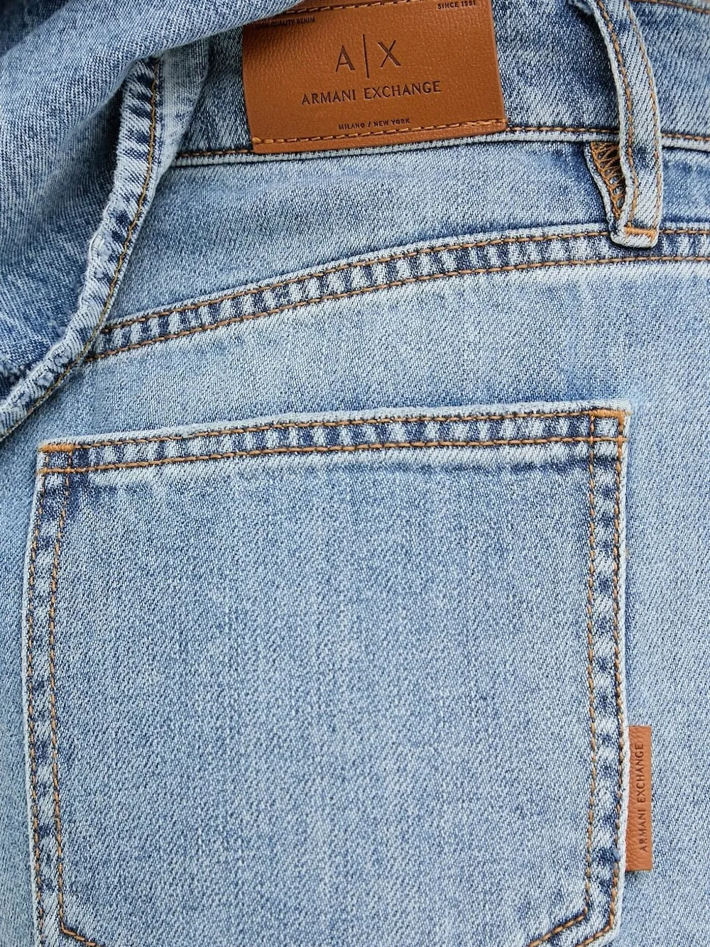 Armani Exchange classic-pockets jeans Blauw