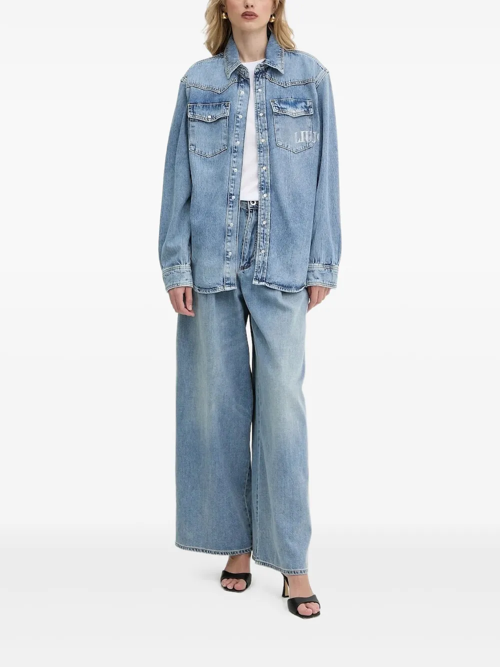 Armani Exchange Classic-pockets Jeans In Blue