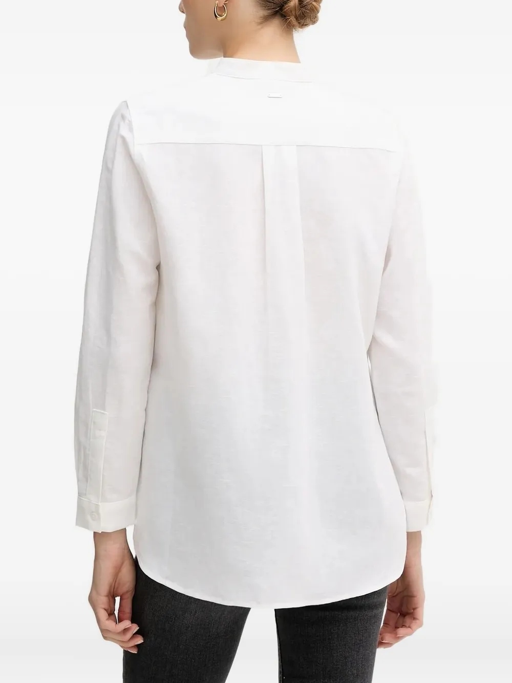 Armani Exchange mandarin-collar shirt | Shirts | Image 2