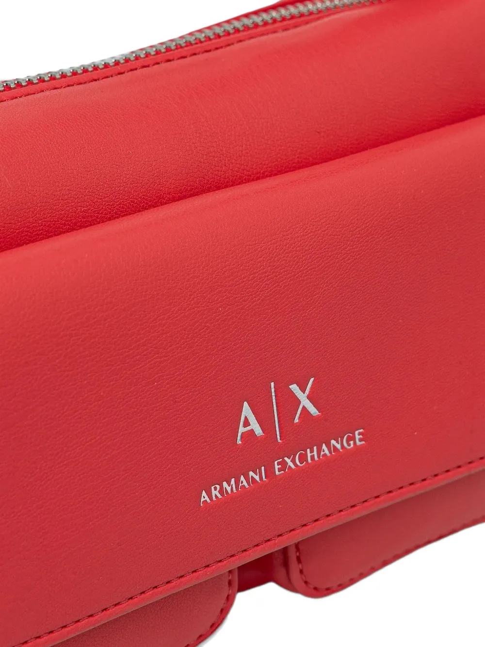Armani Exchange utility shoulder bag Rood