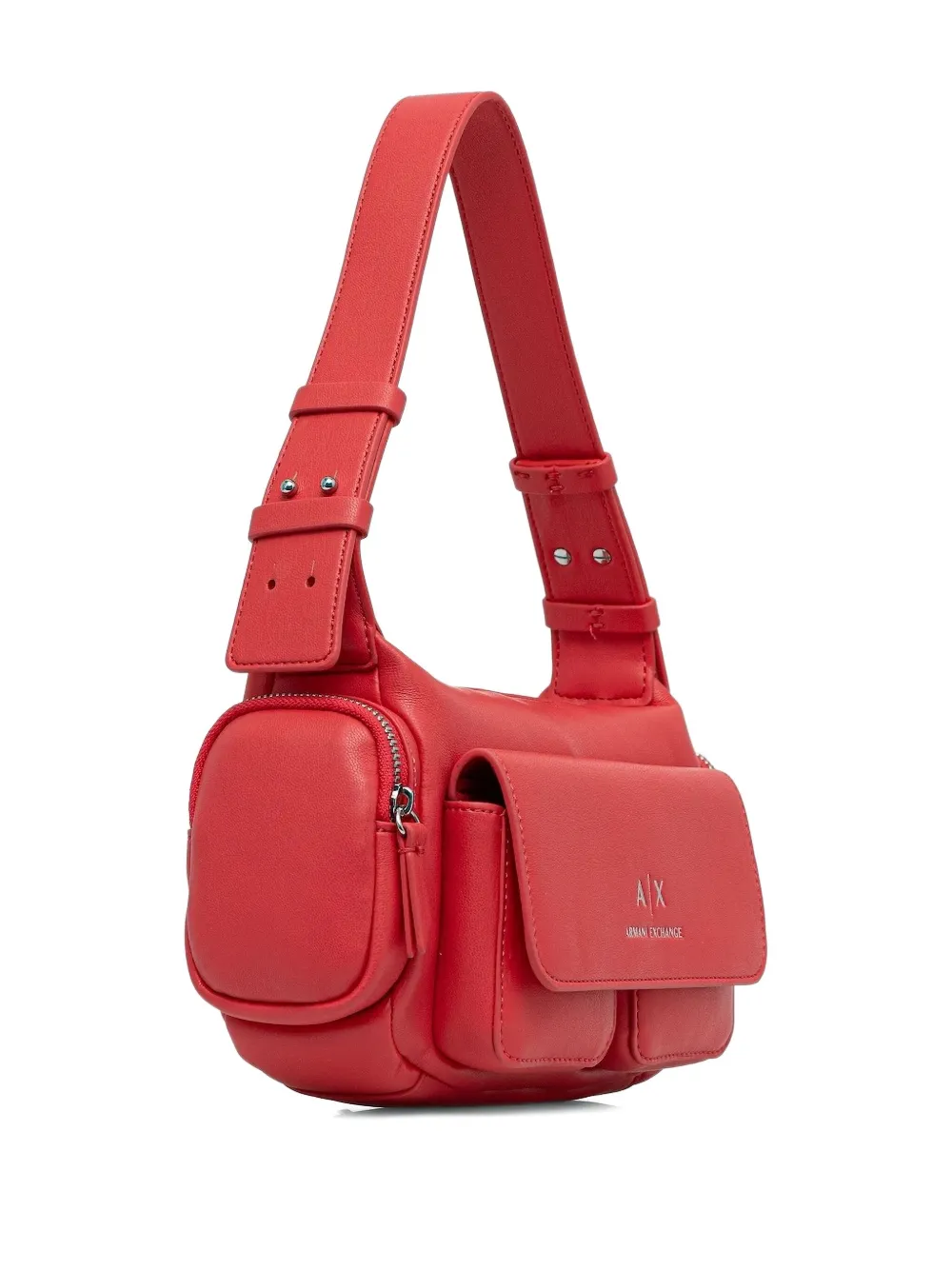 Armani Exchange utility shoulder bag Rood