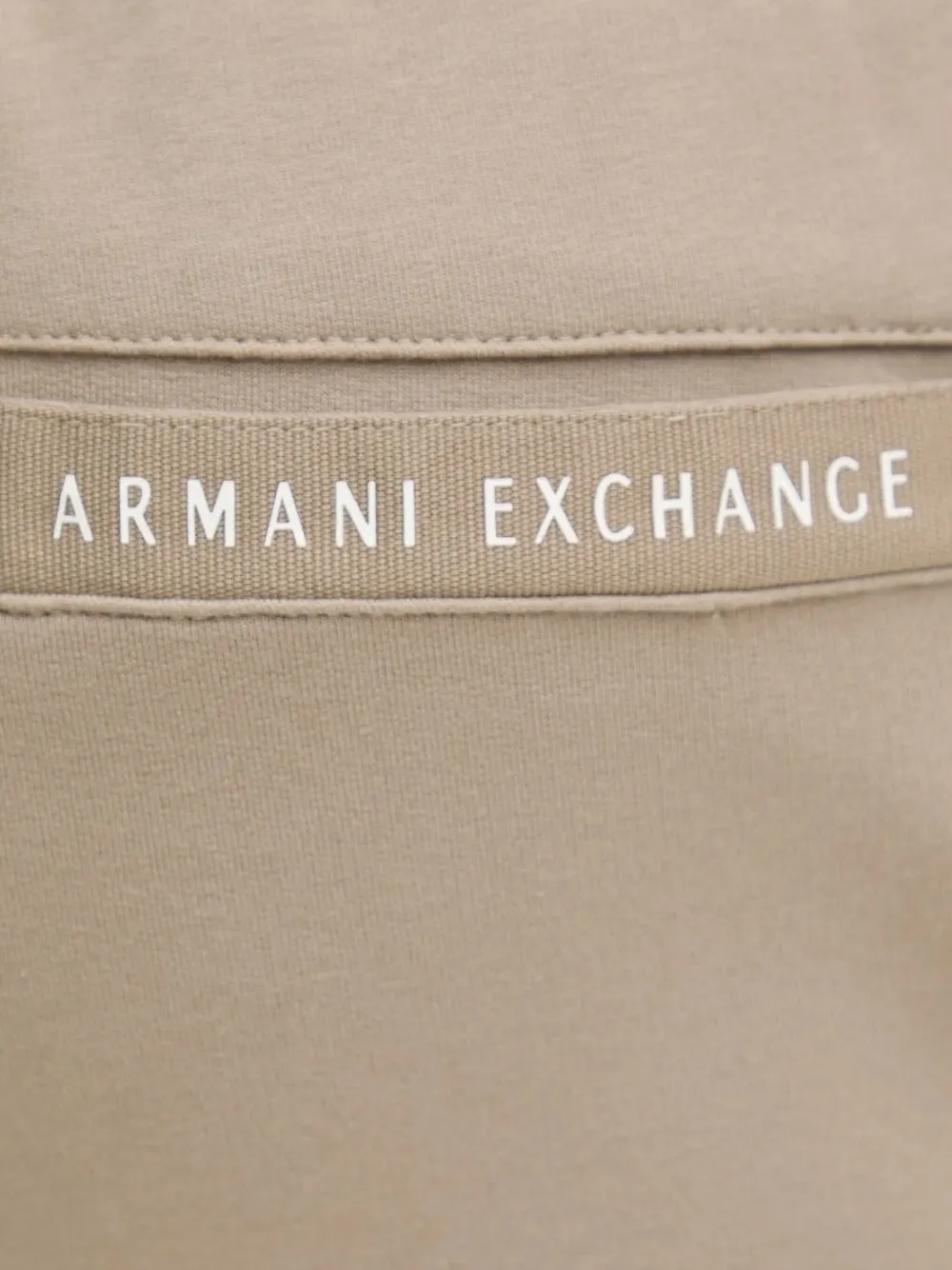 Armani Exchange logo joggers Beige