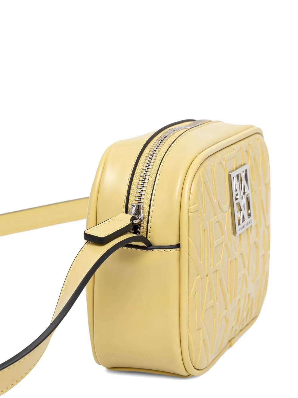 Armani Exchange Crossbodytas met logoplakkaat Geel