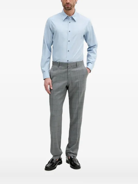 Armani Exchange embroidered-logo shirt
