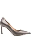 TOM FORD 85mm pointed-toe satin pumps - Grey