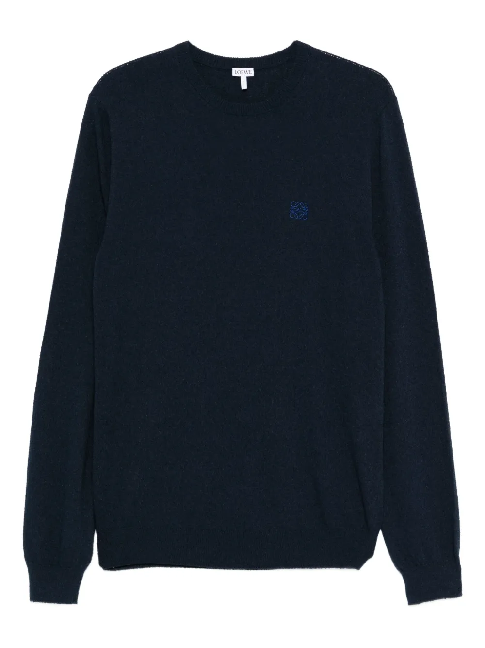 logo-embroidered crew-neck sweater