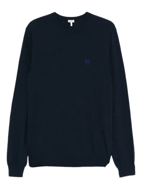 LOEWE logo-embroidered crew-neck sweater