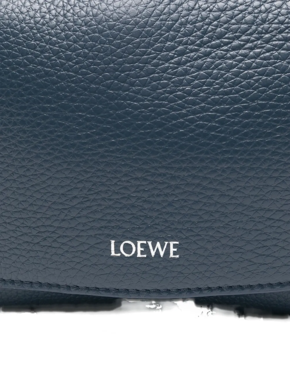 LOEWE Leren schoudertas Blauw