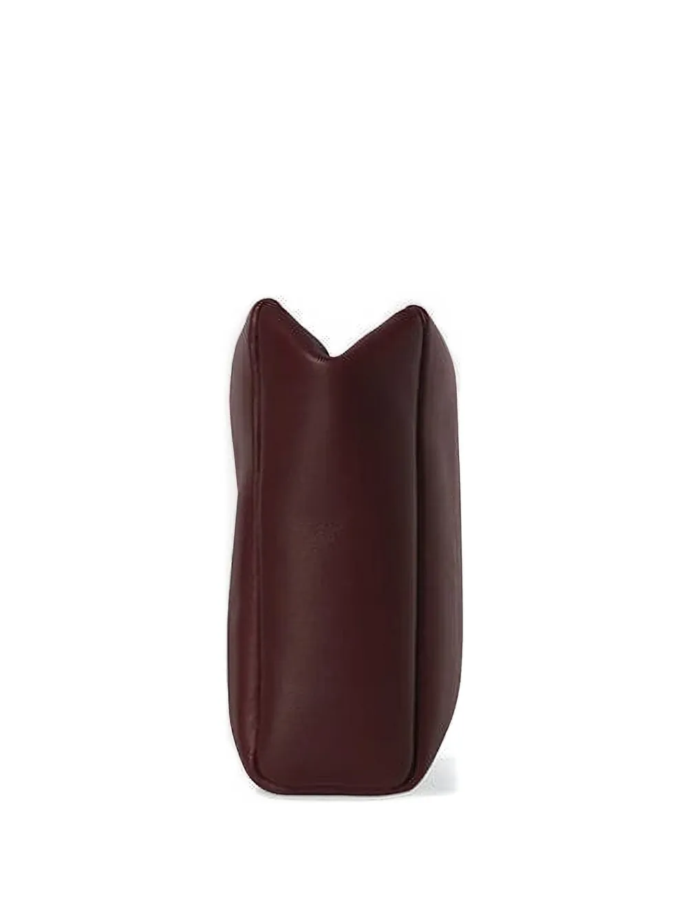 The Row Leren clutch Rood