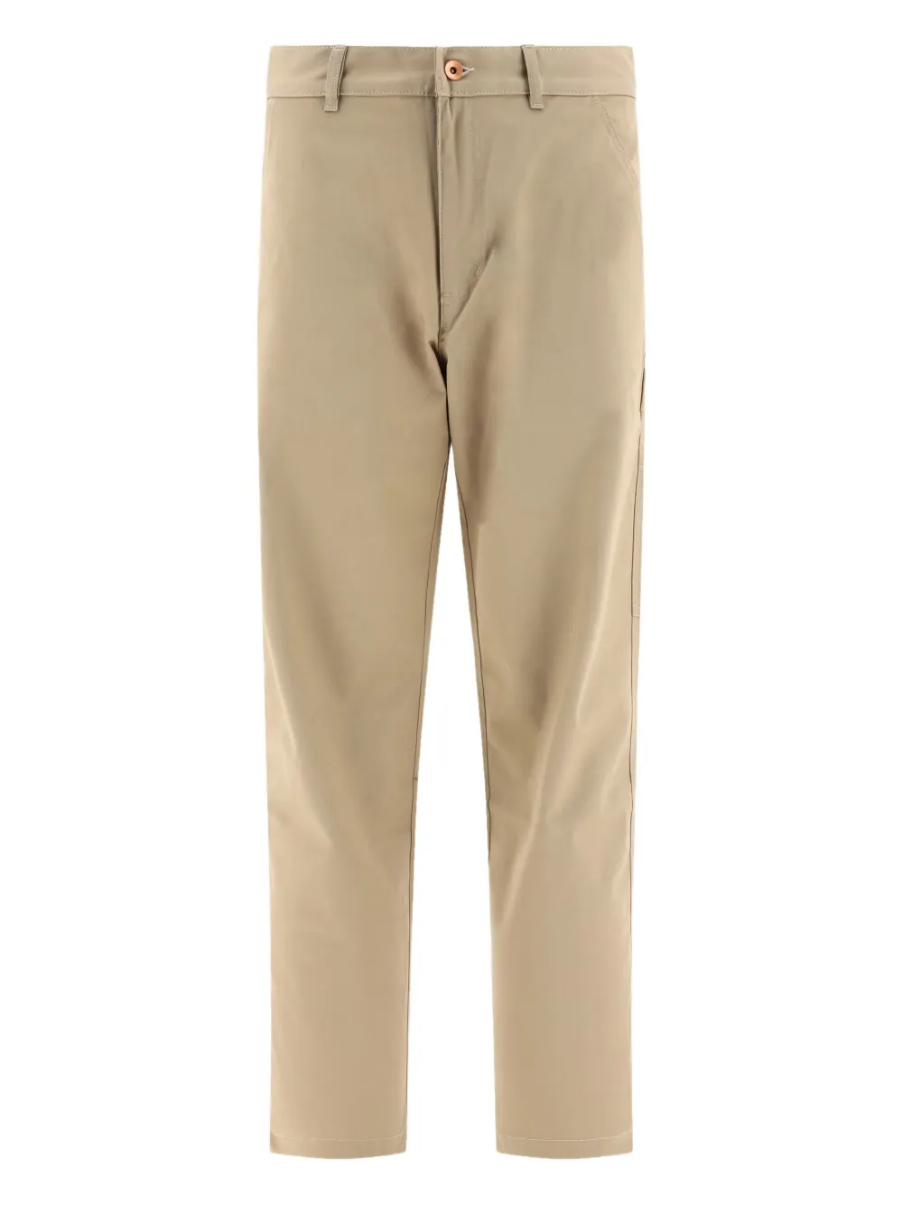 Andblue Cotton-blend Trousers In Brown