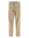 andBlue cotton-blend trousers - Neutrals