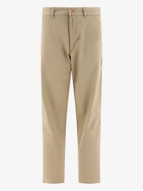 andBlue pantalon droit en coton mélangé