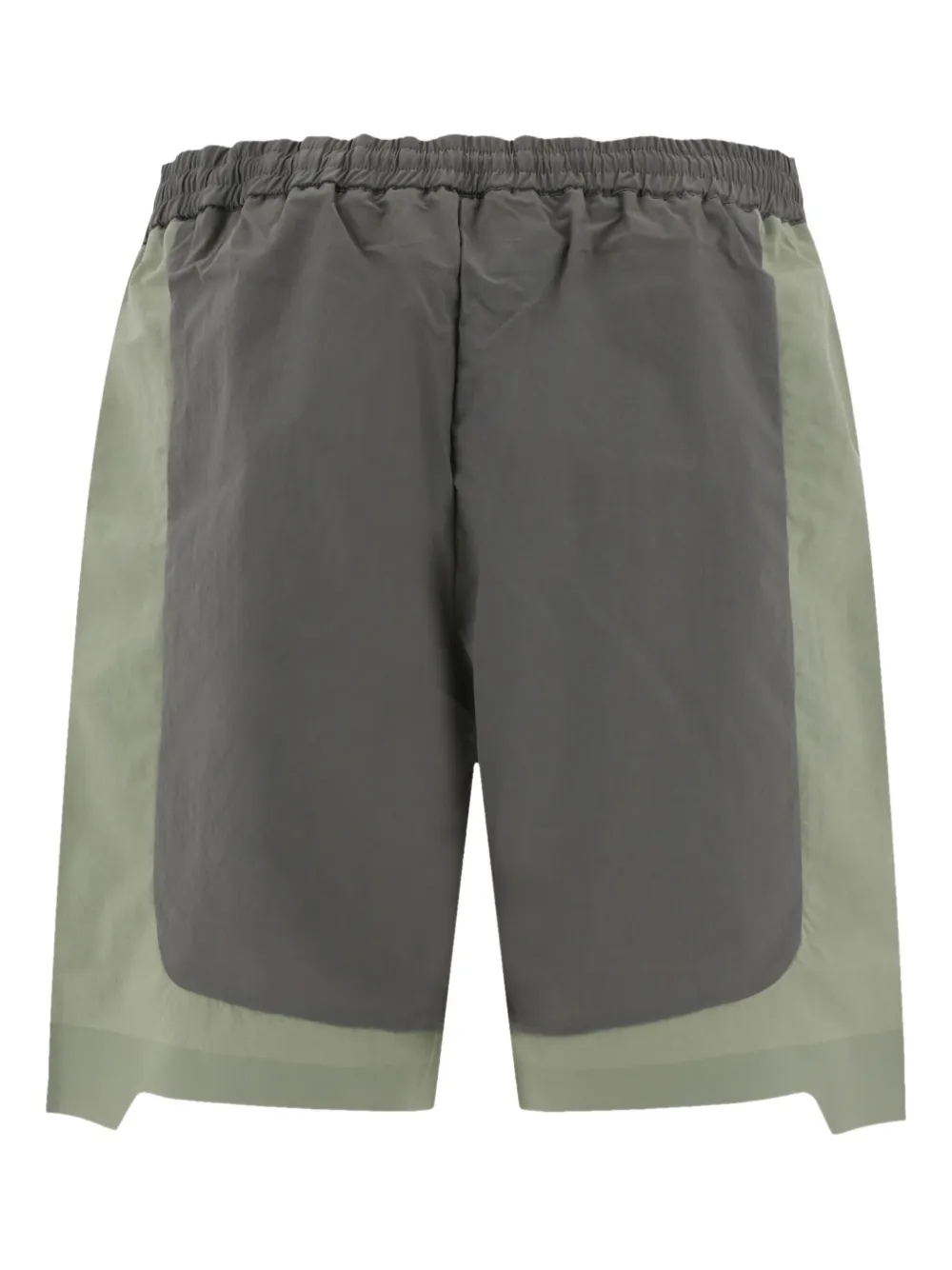 Jean-luc A. Lavelle Panelled Elasticated-waist Shorts In Green