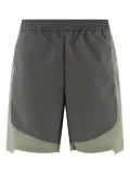 Jean-Luc A. Lavelle panelled elasticated-waist shorts - Green