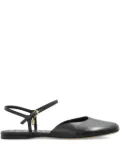LOEWE ankle-strap leather trainers - Black