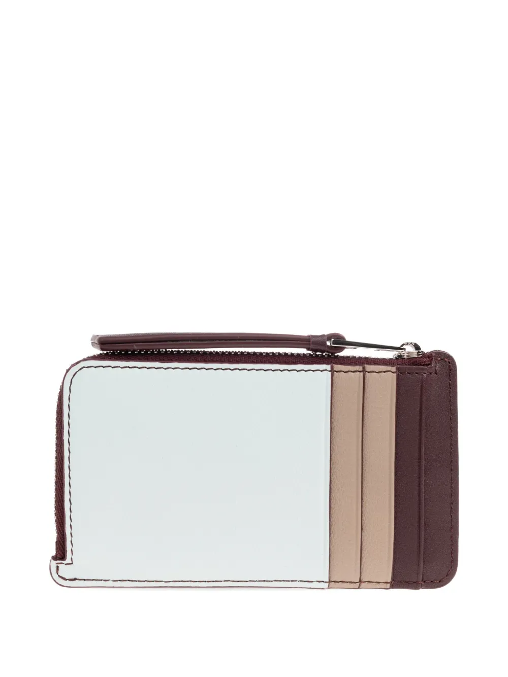 LOEWE leather panelled wallet - Bruin