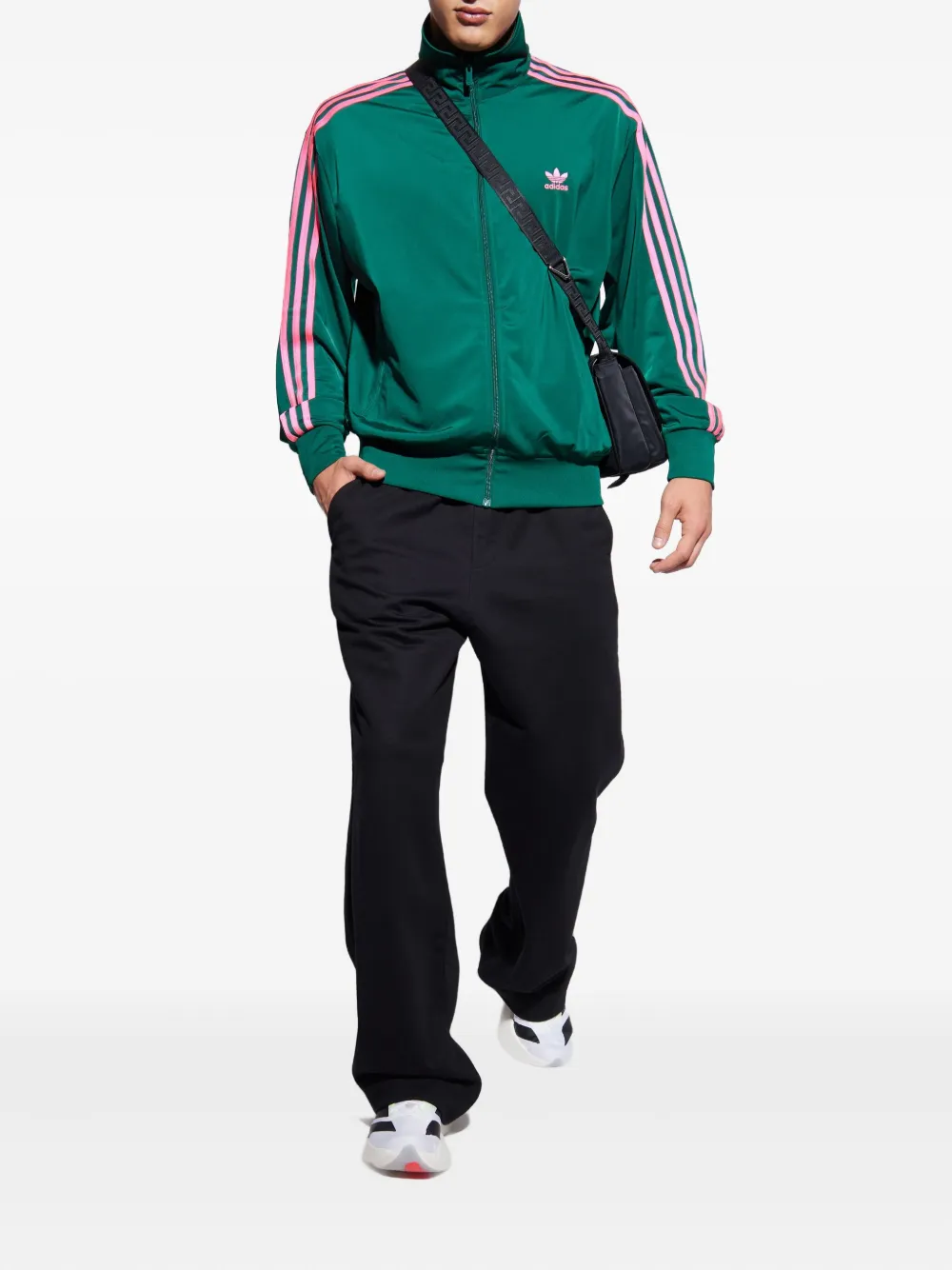 adidas three-stripe sport jacket | Sport Jackets & Windbreakers | Image 2
